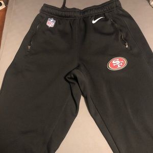 Nike therma fit black plants 49ers niners 49er M